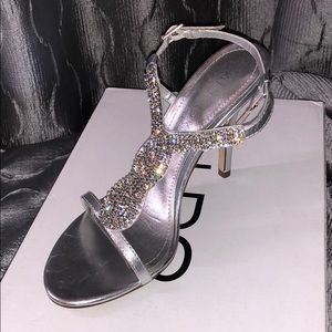 Aldo Kelsey Crystal Sandal Heel
